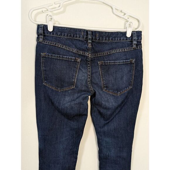 Free People Dark Wash Straight Leg Low Rise Jeans - Picture 6 of 7